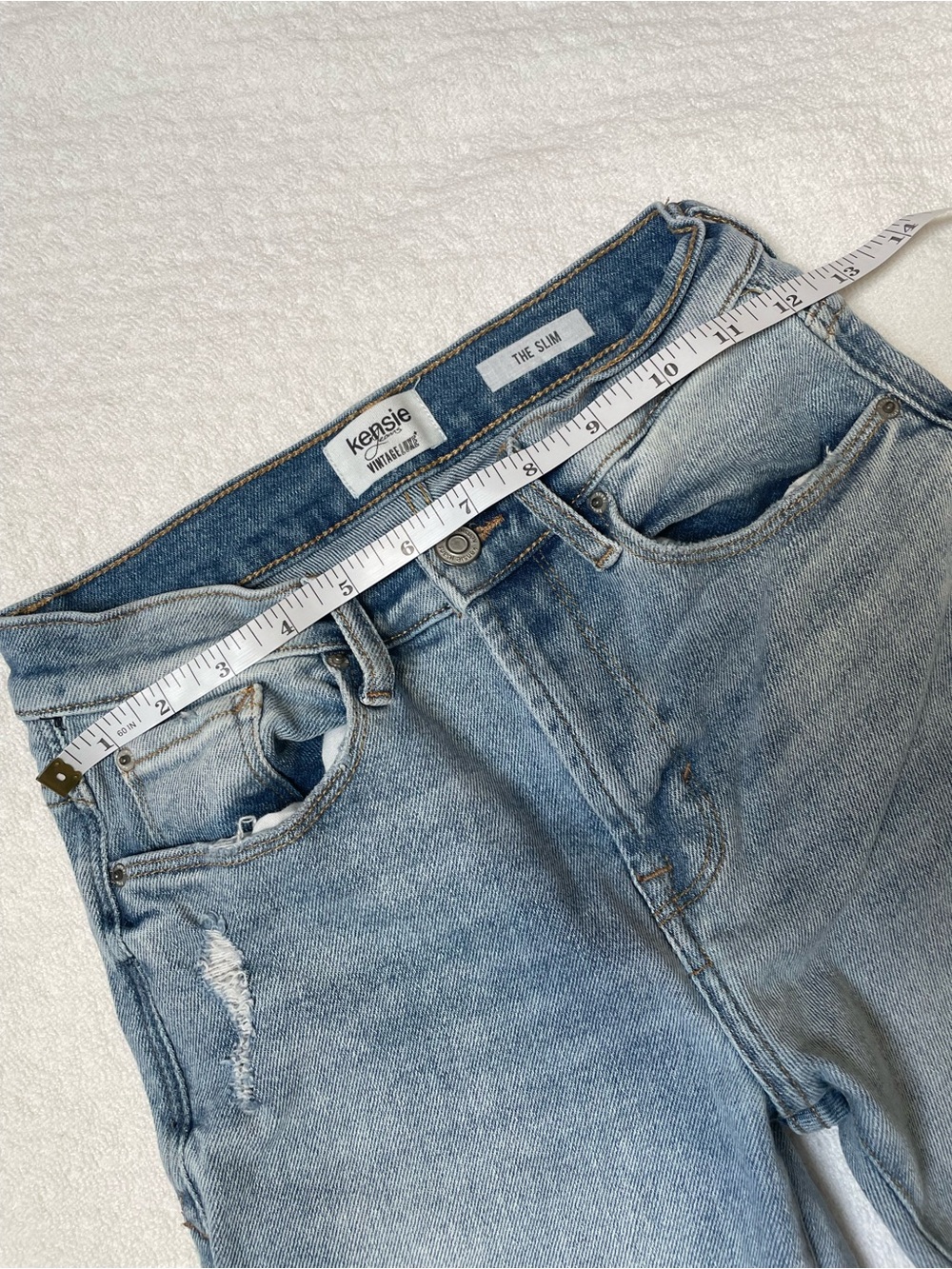 Kensie Jeans Light Wash Slim - Picture 2 of 7